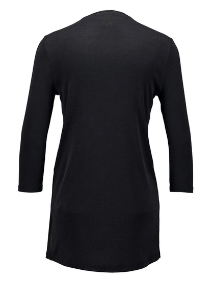 Leather Long-Sleeve T-Shirt