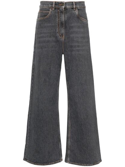 Wide-Leg Jeans