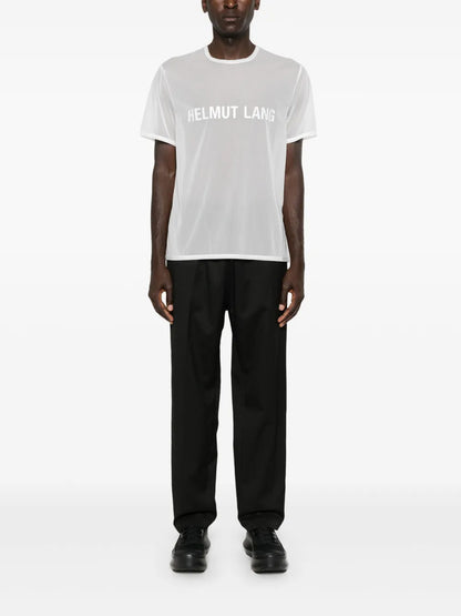 Logo-Print Sheer T-Shirt