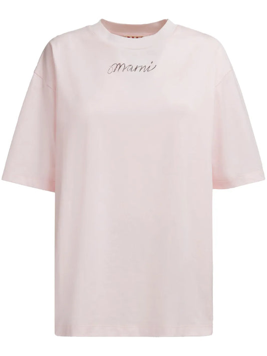 Logo Print Cotton T-Shirt