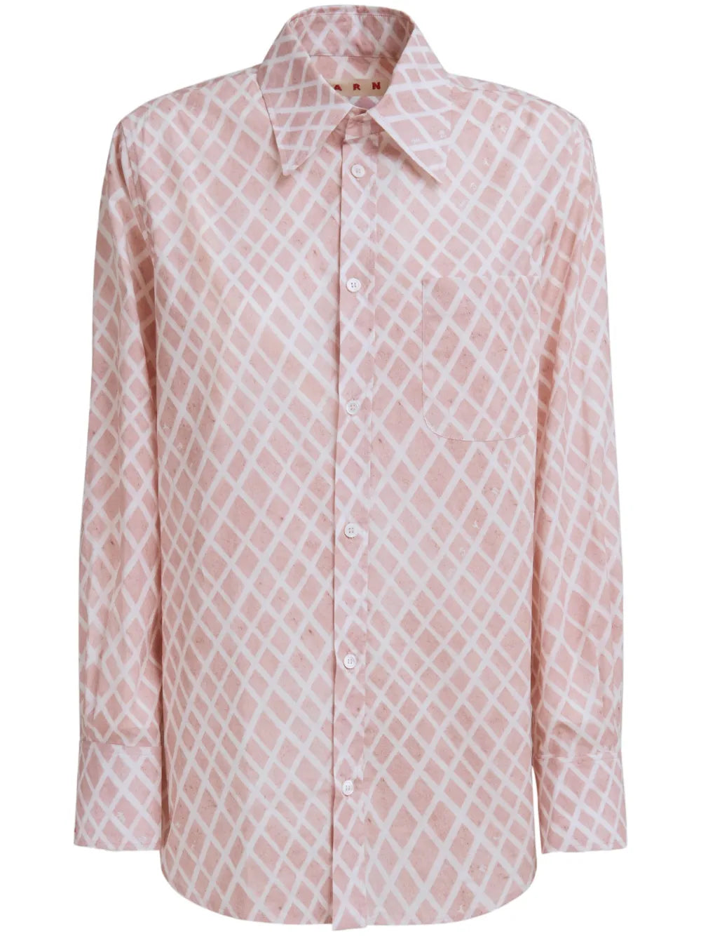 Patterned Long-Sleeve Shirt