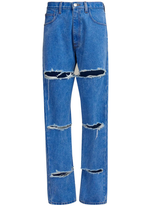 Cur-Out Cotton Jeans