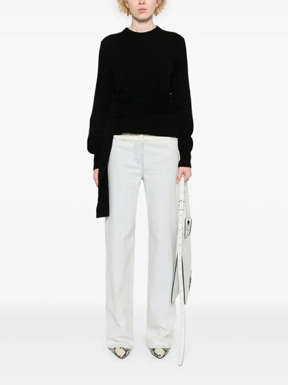 Single-Stitch Logo Sweater