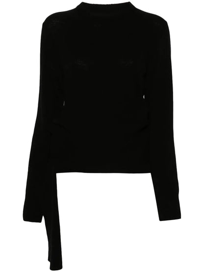 Single-Stitch Logo Sweater