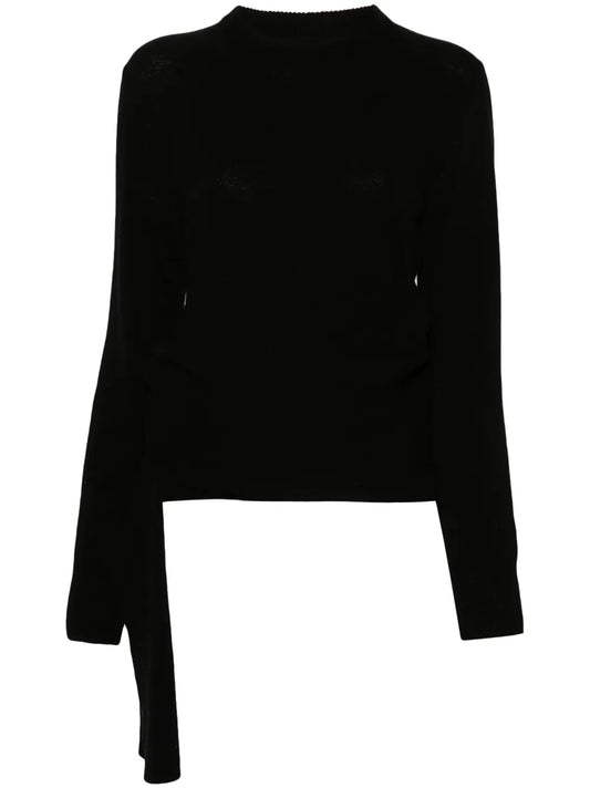 Single-Stitch Logo Sweater