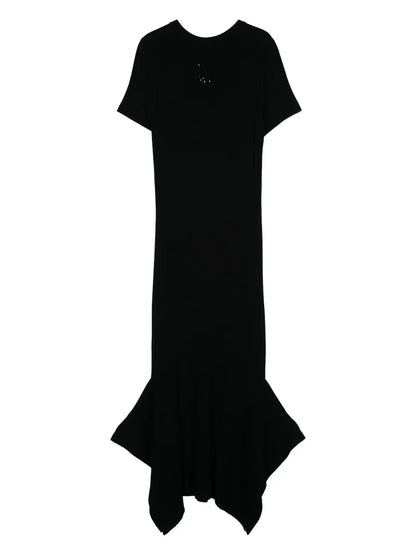 Short-Sleeve Knitted Dress