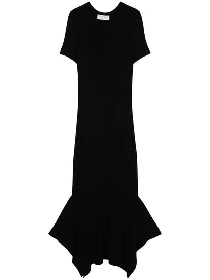 Short-Sleeve Knitted Dress