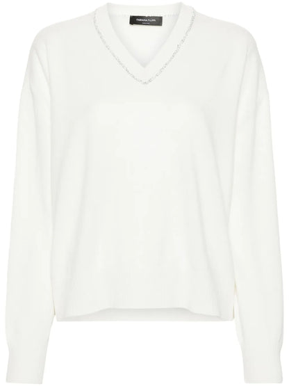Sequin-Detailing Jumper