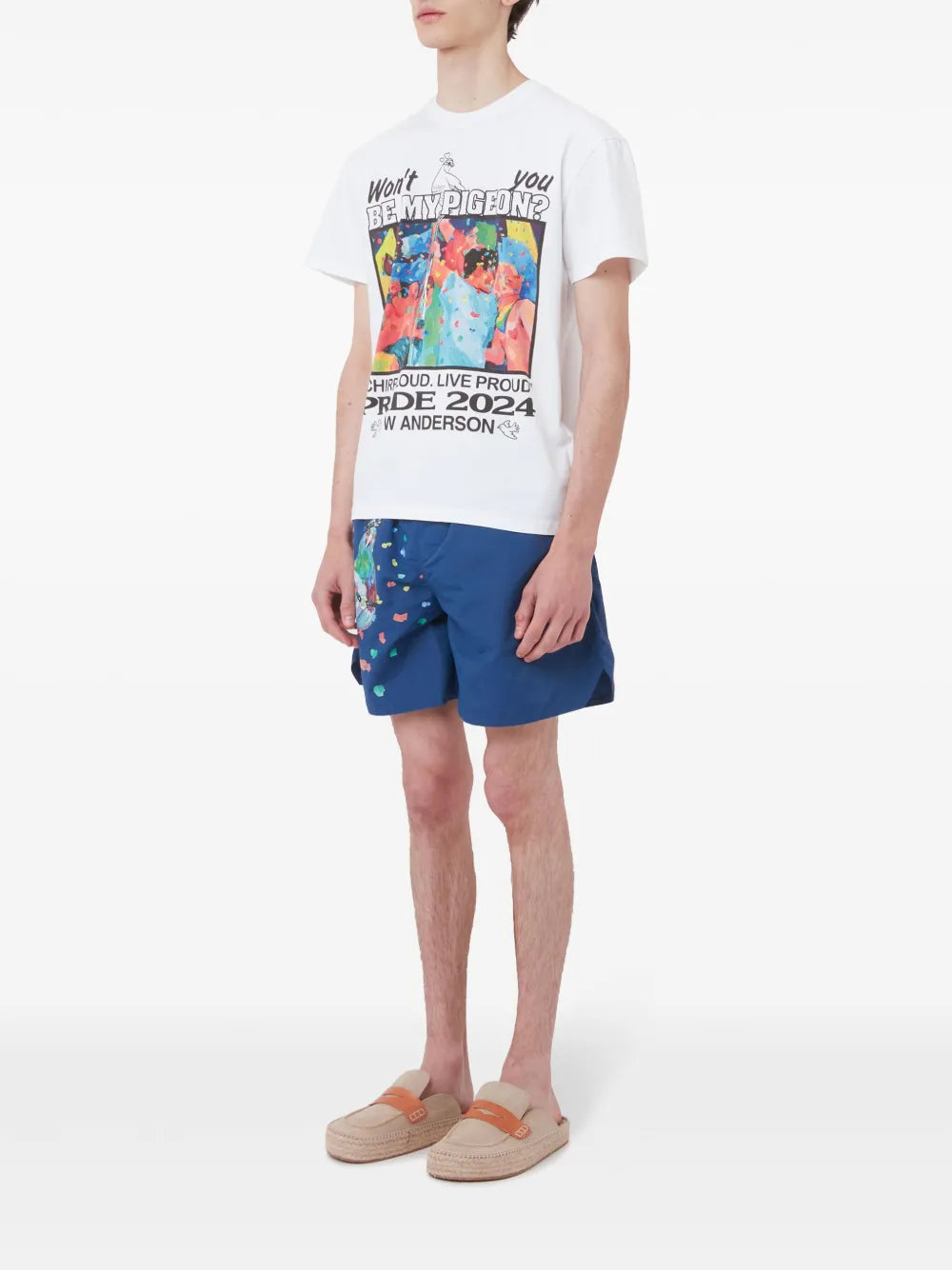 Graphic-Print Organic-Cotton T-Shirt