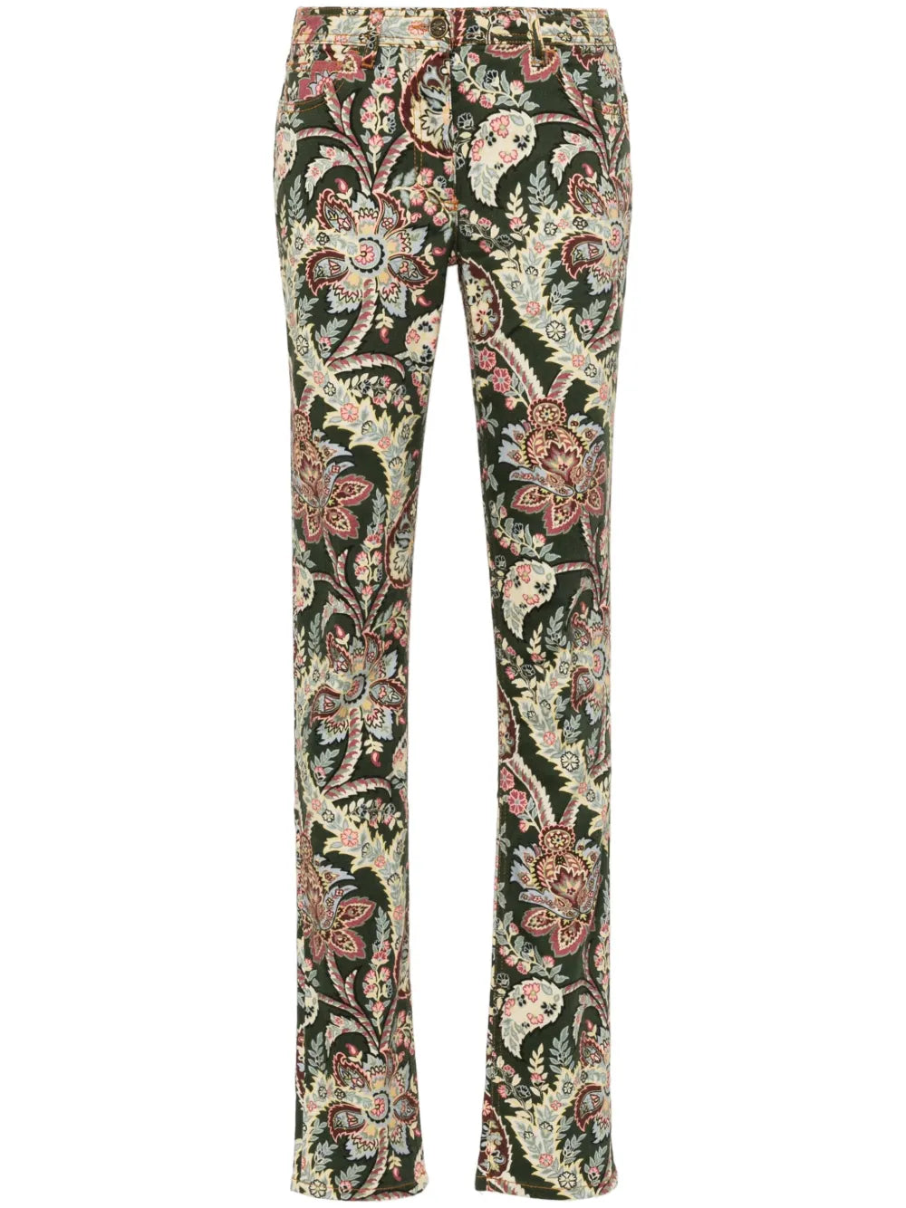 Paisley-Print Jeans