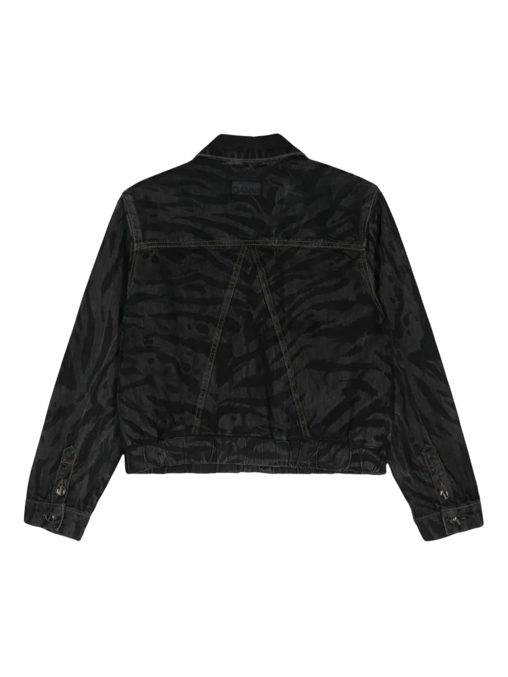 Zebra.Print Denim Jacket