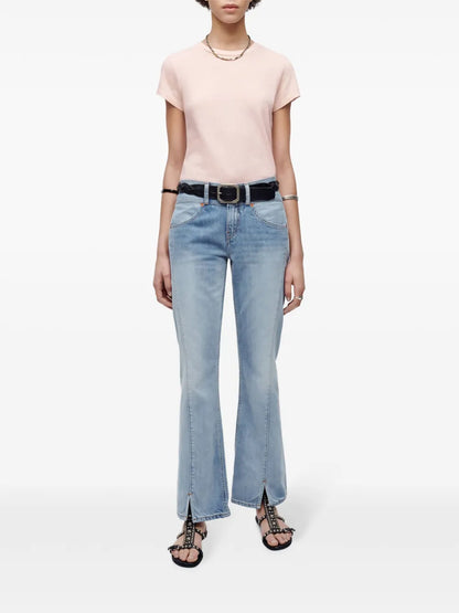 Mid-Rise Flared Jeans