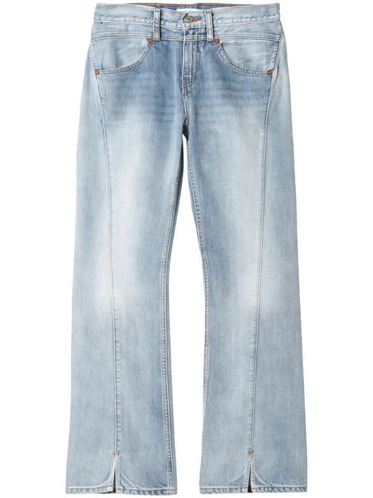 Mid-Rise Flared Jeans