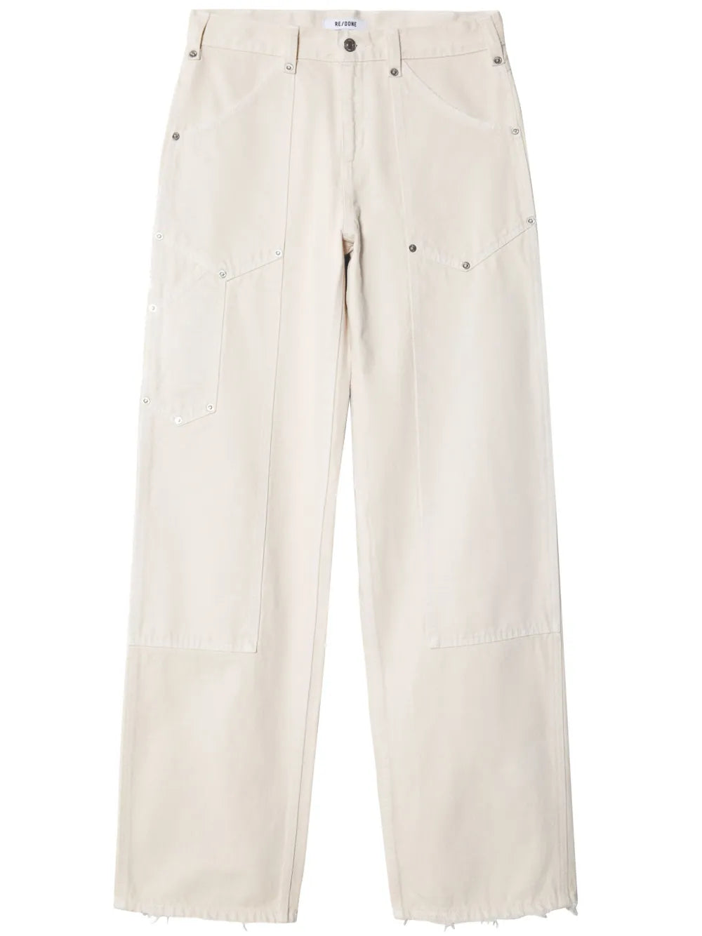Mid-Rise Straight-Leg Jeans