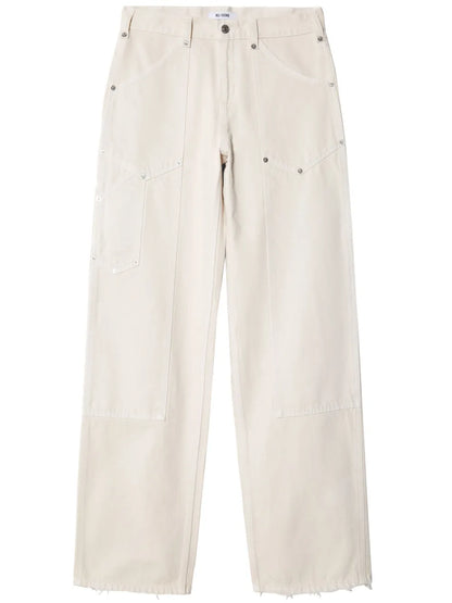 Mid-Rise Straight-Leg Jeans