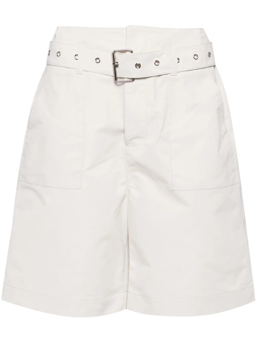 Knee-Length Twill Shorts