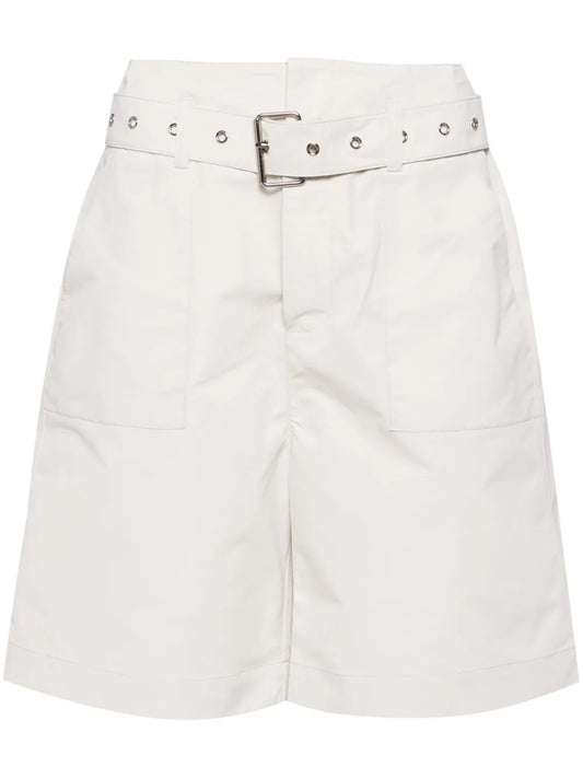 Knee-Length Twill Shorts