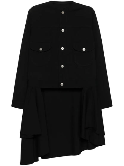 Distressed Panelling Jacket