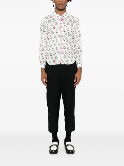 All-Over Rabbit Printed Shirt