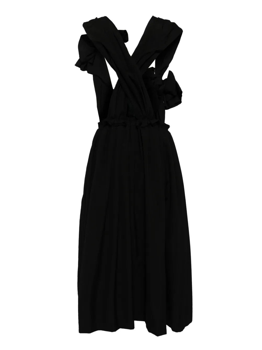 Dungarees-Style Midi Dress