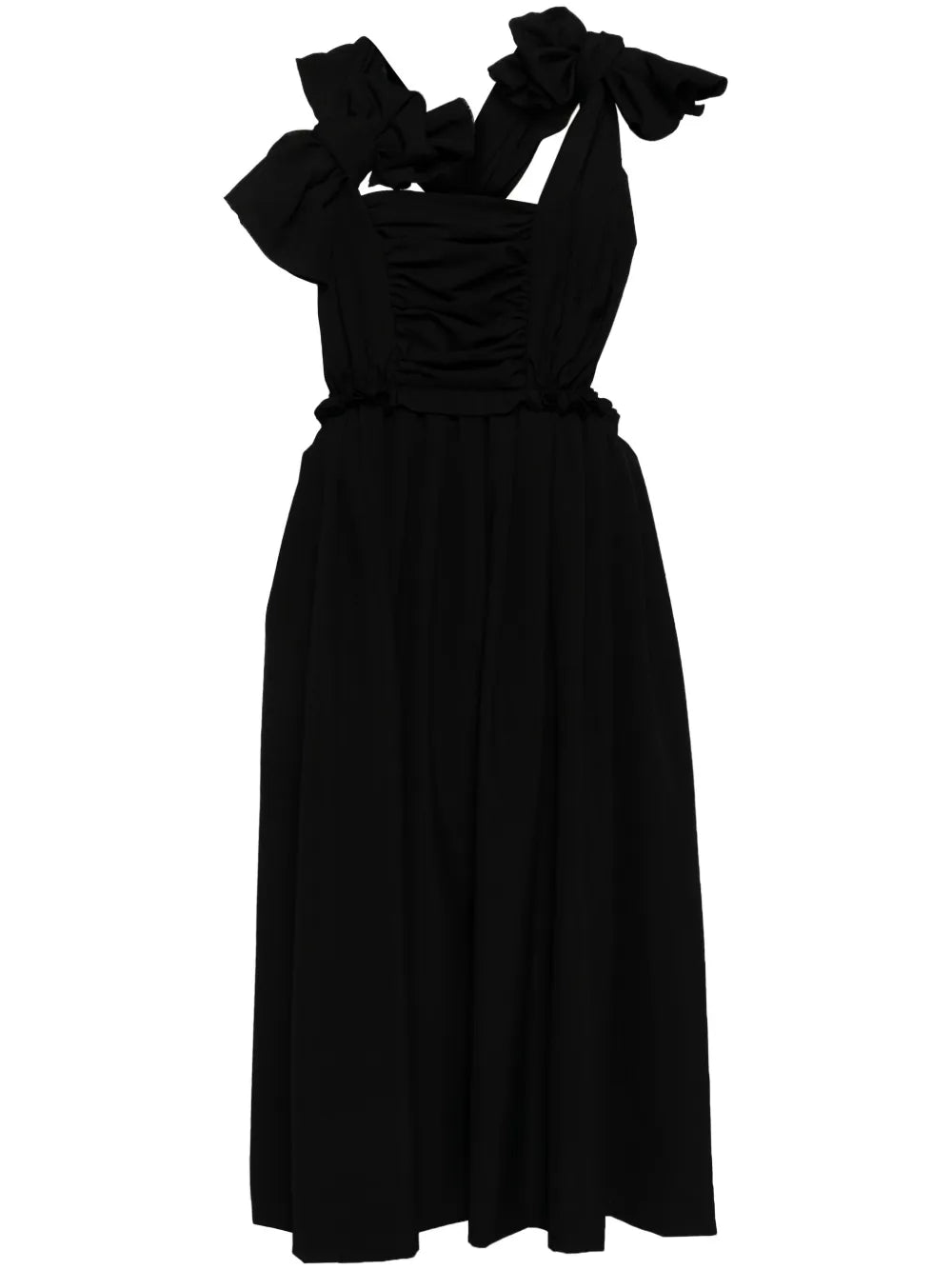 Dungarees-Style Midi Dress