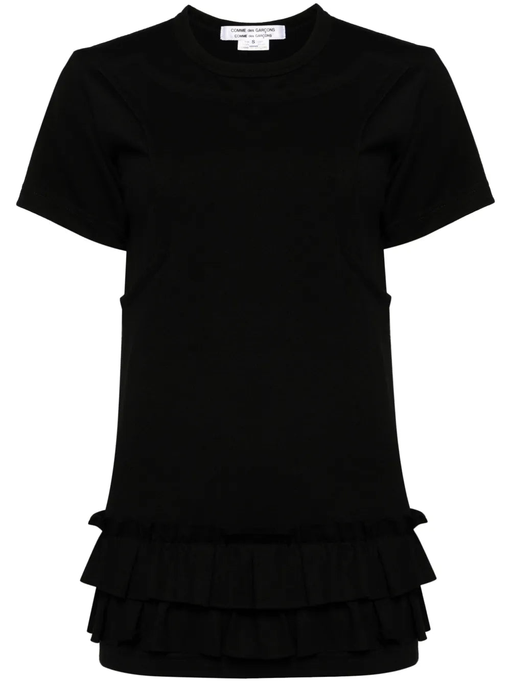 Ruffled Jersey T-Shirt