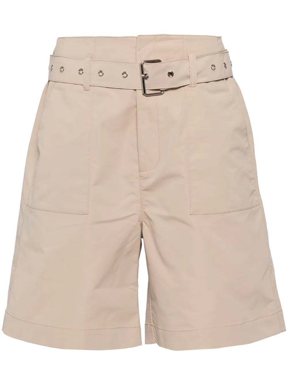 Knee-Length Twill Shorts