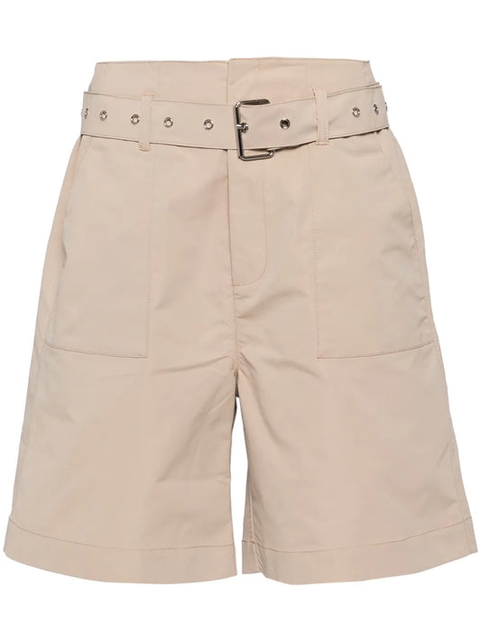 Knee-Length Twill Shorts