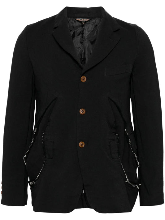 Distressed Detail Blazer