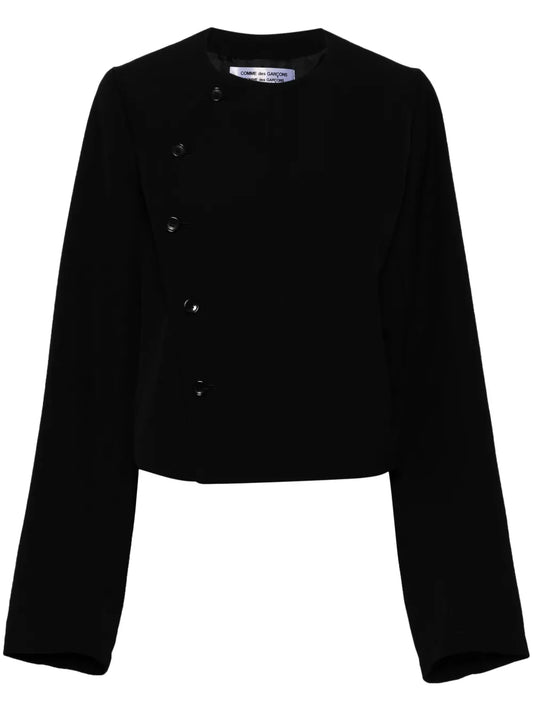 Cut-Out Wool Jacket