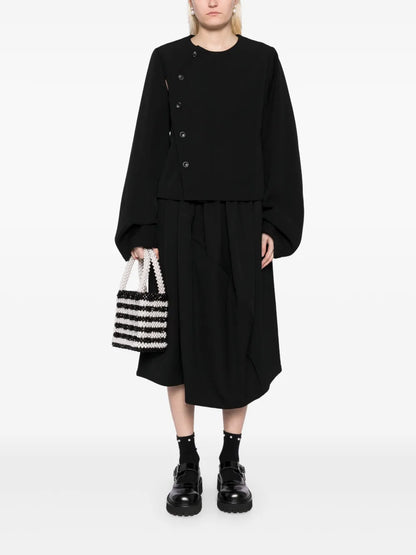 Cut-Out Wool Jacket