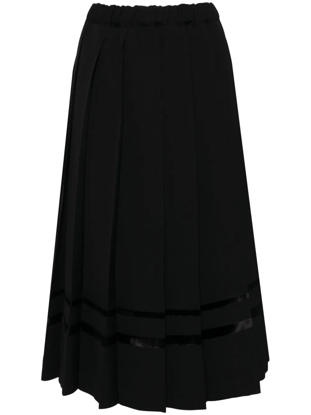 Pleated Wool Skirt