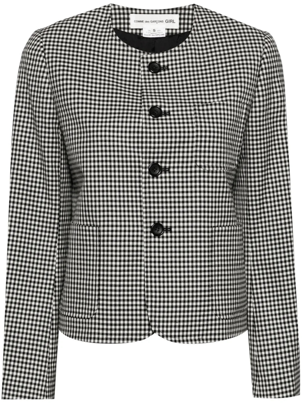 Checked Wool Jacket