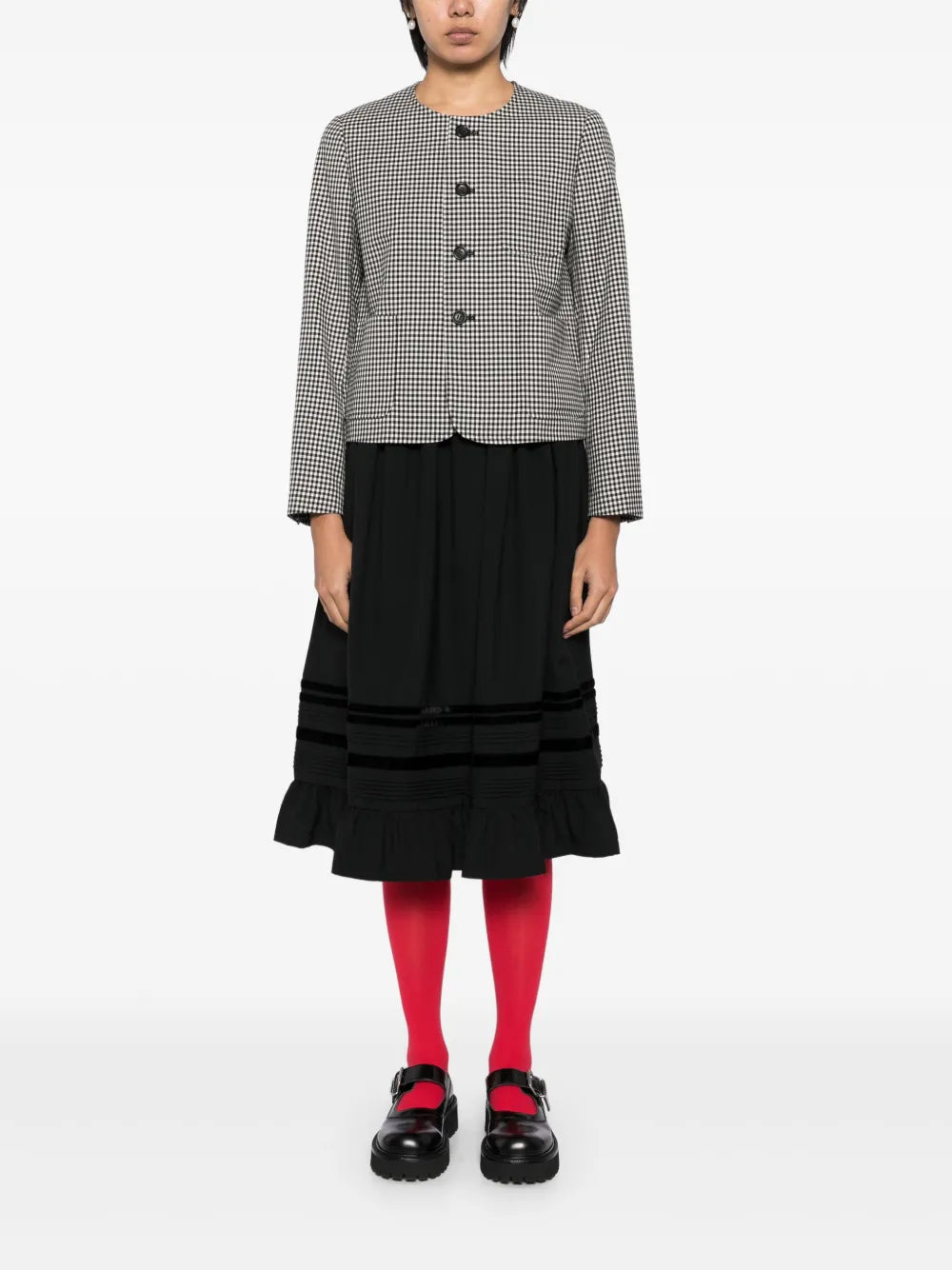 Checked Wool Jacket