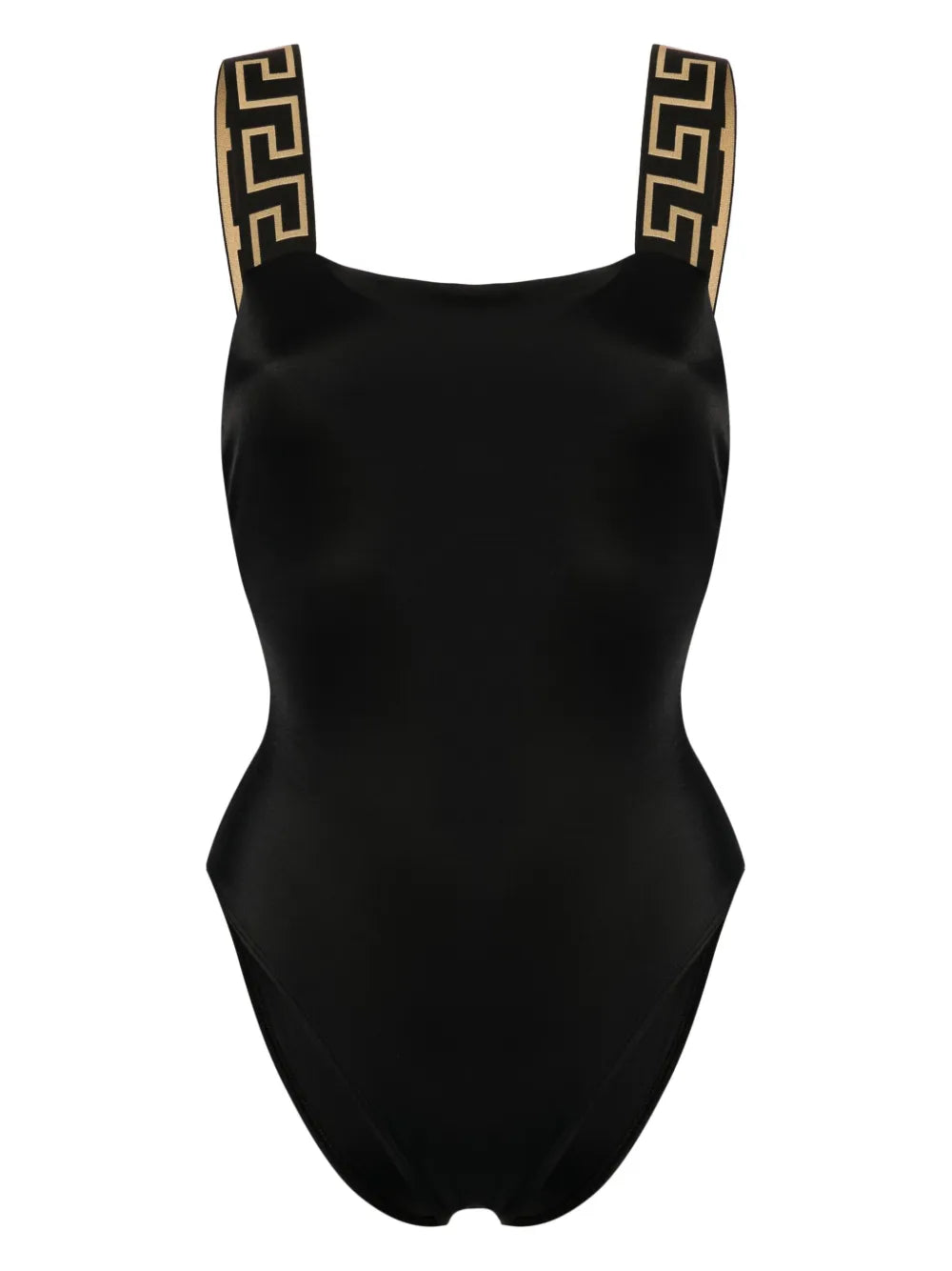 Greca Border One-Piece Swimsuit