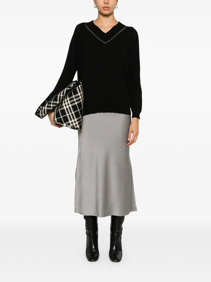 Monili-Chain Cashmere Jumper