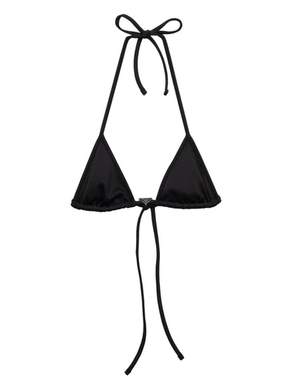 Triangle-Cup Halterneck Bikini Top