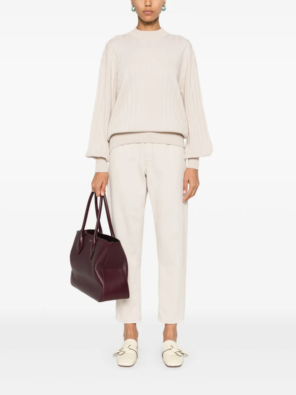 Rib-Knit Sweater