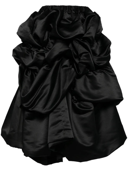 Ruched Midi Skirt