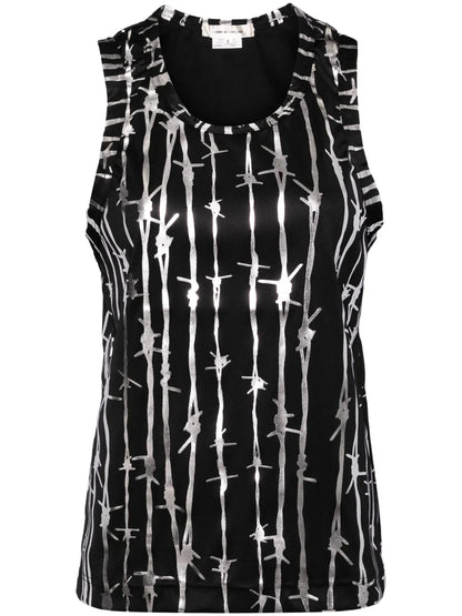 Graphic-Printed Vest