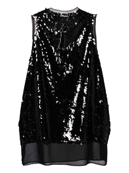 Sequined Tank Top
