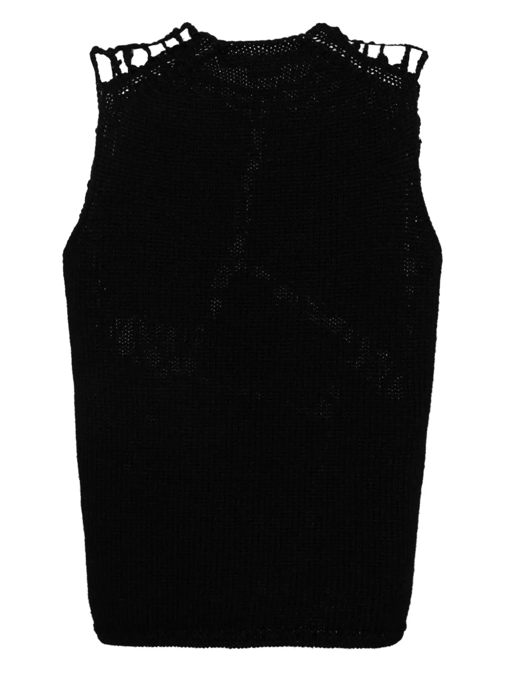 Open-Knitted Vest