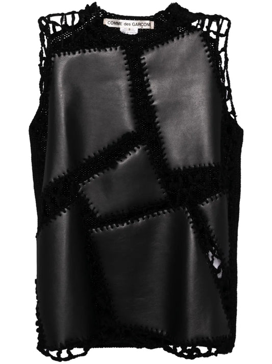 Open-Knitted Vest