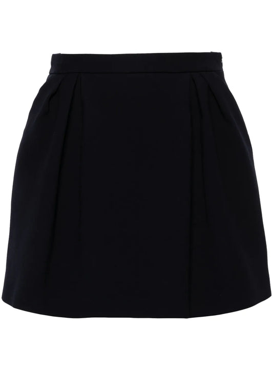 Virgin-Wool Mini Skirt