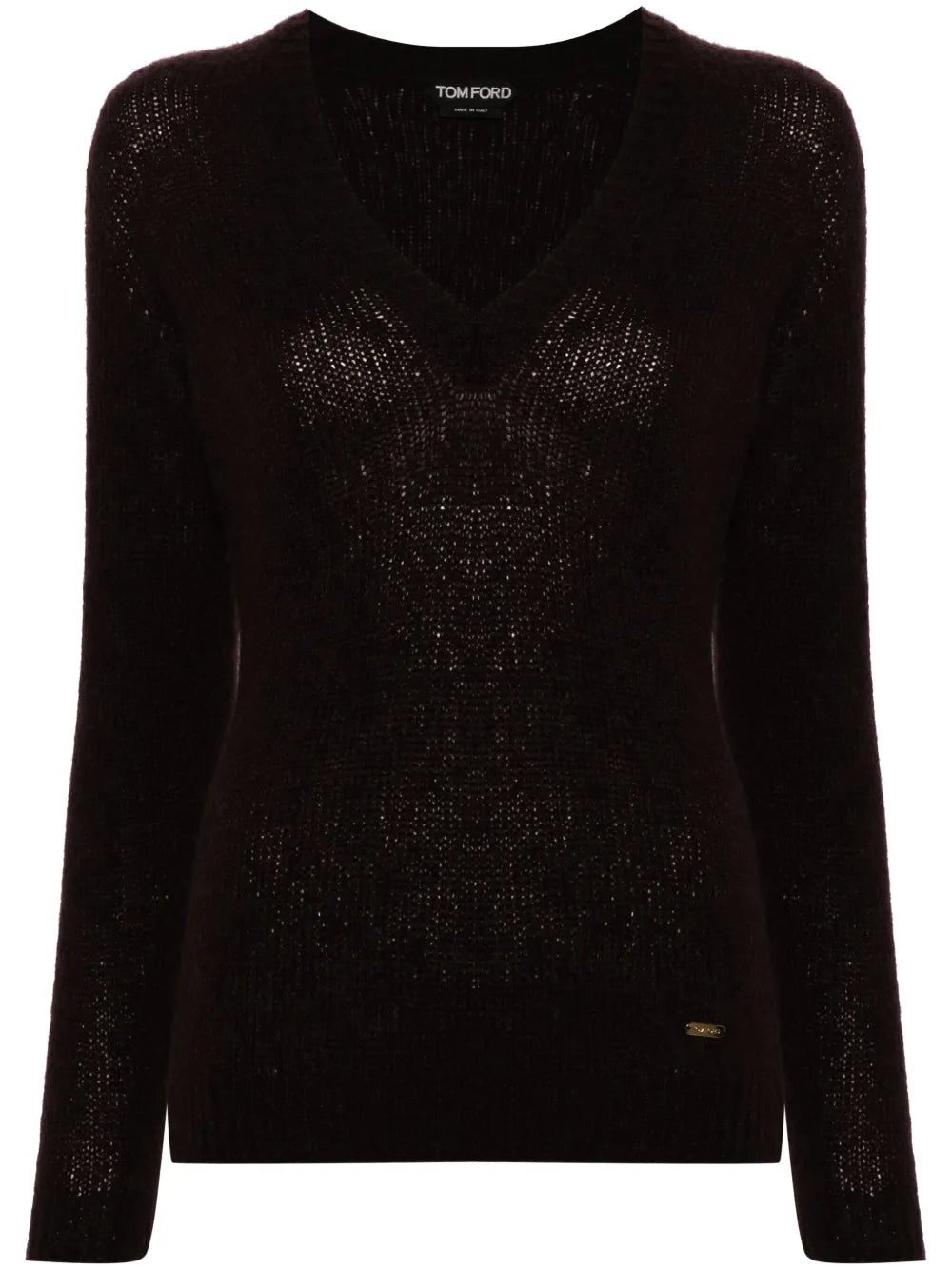 V-Neck Long-Sleeve Jumper