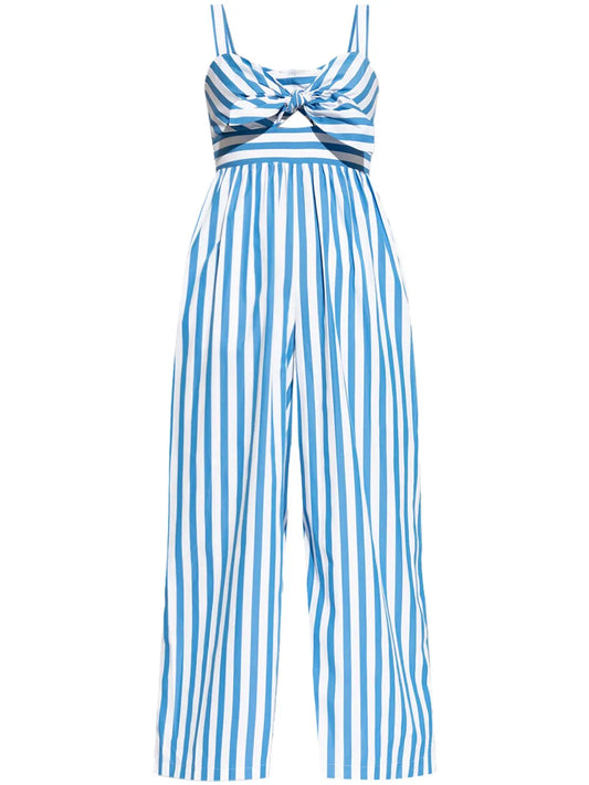 Striped Cotton Jumpsuit
