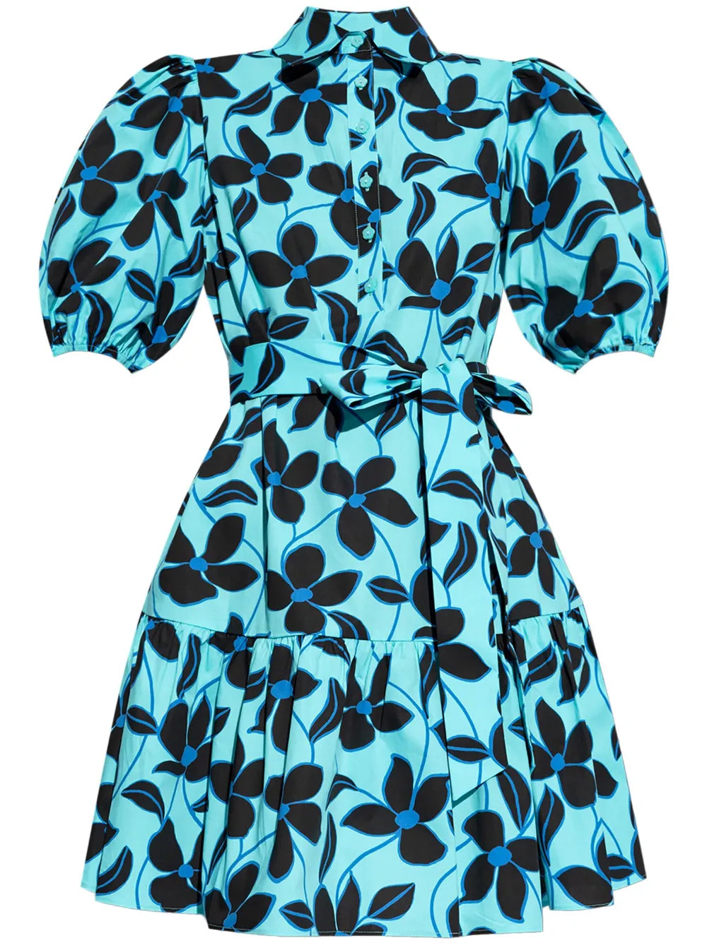 Floral-Print Mini Dress