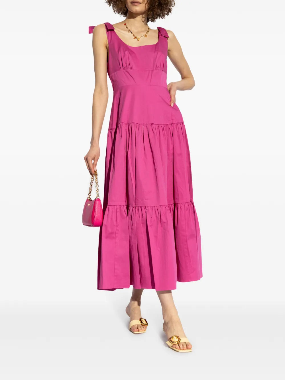 Ruffled Cotton Maxi Dress