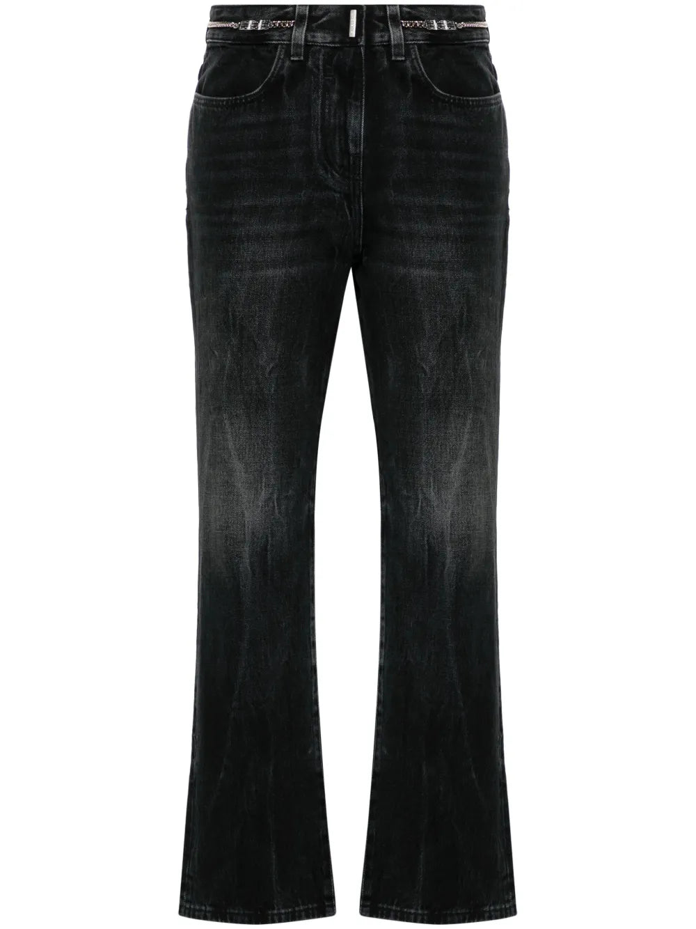 Logo-Plaque Bootcut Jeans