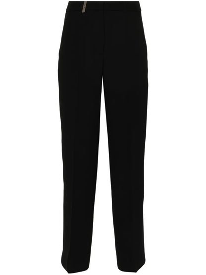 Straight-Leg Tailored Trousers